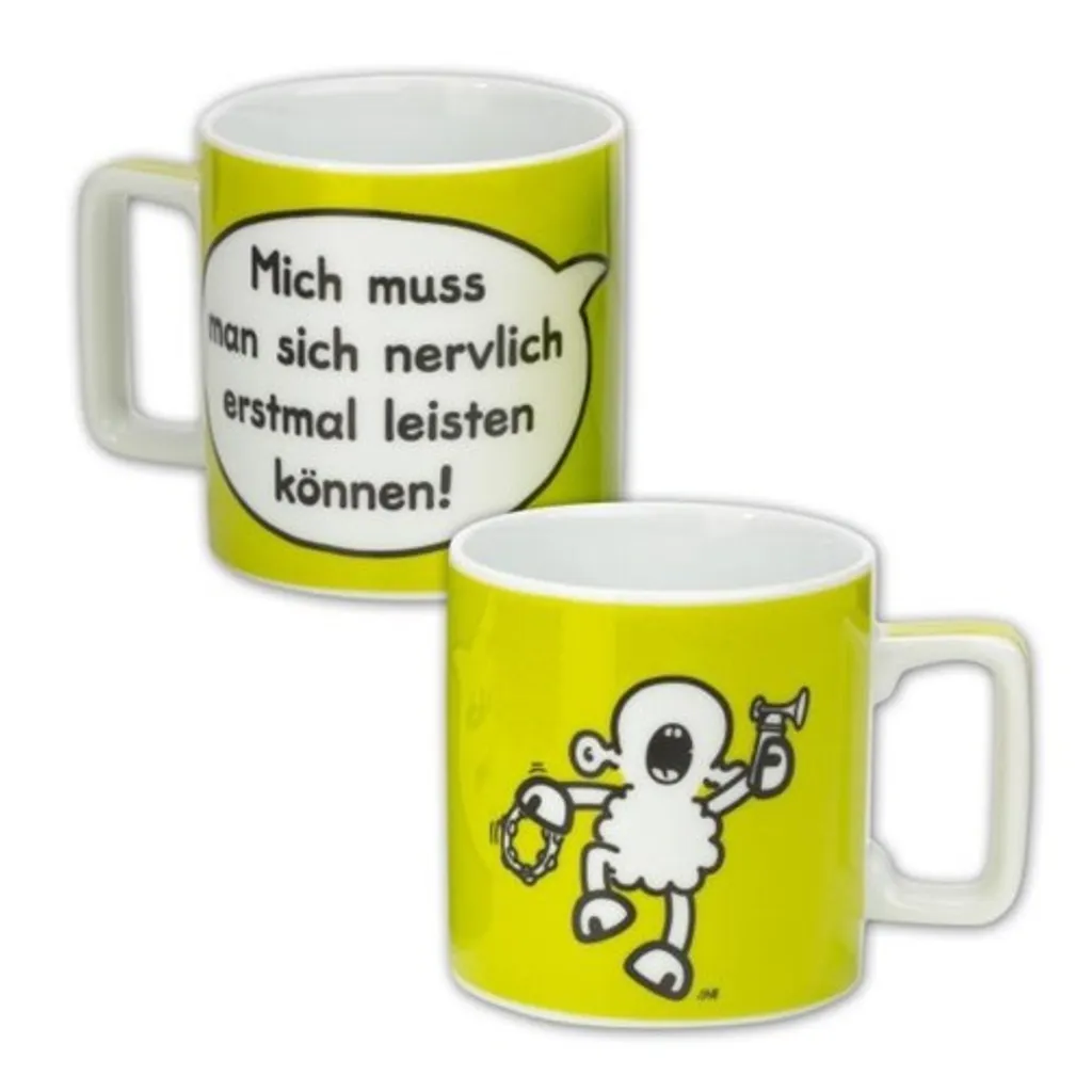 Sheepworld Wortheld Tasse NERVLICH